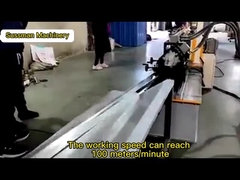 Υψηλή ταχύτητα 100 μέτρα/λεπτό Ωμέγα U Channel Γωνία Τοίχου Μηχανή Διαμόρφωσης Ρολών Γυψοσανίδας